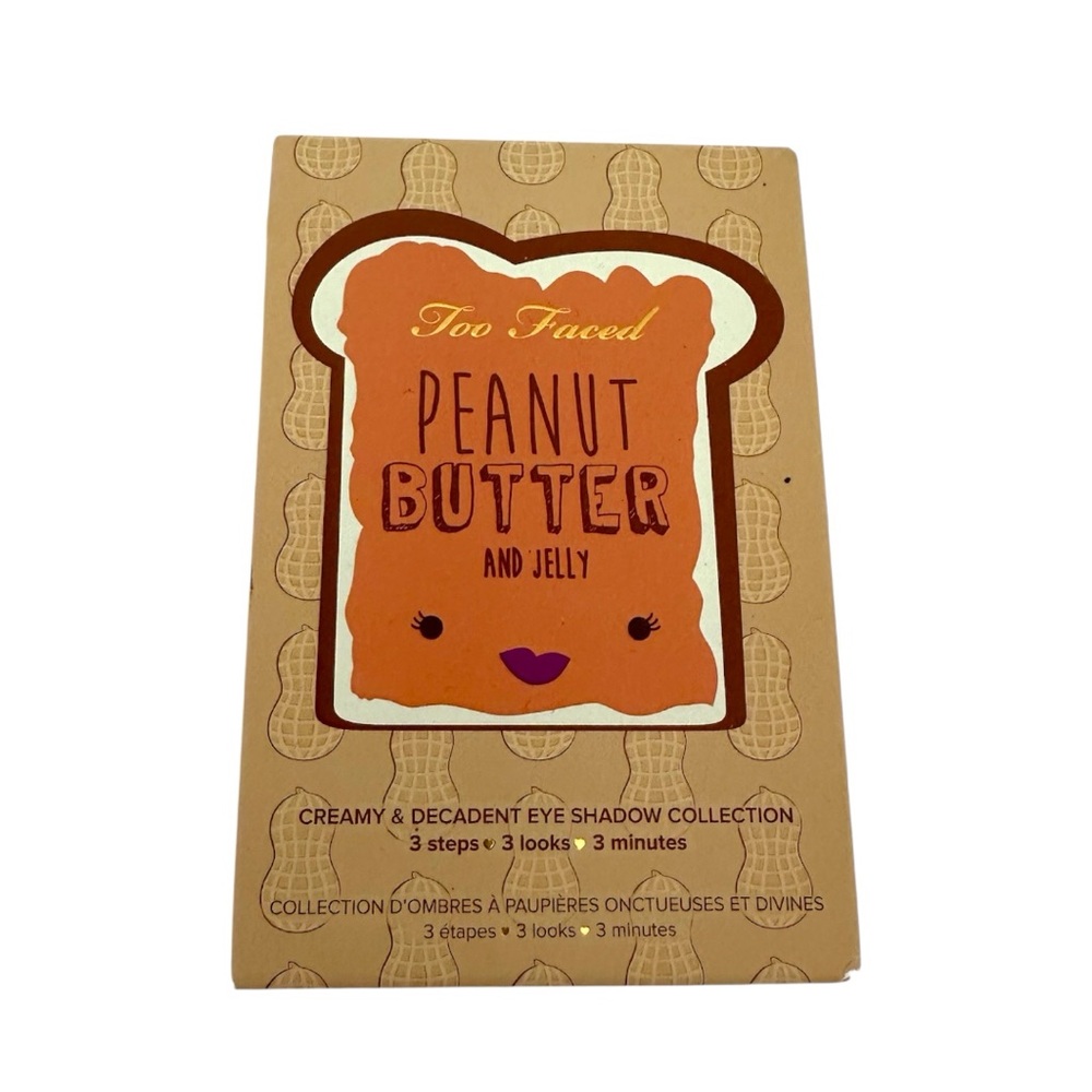NIB Too Faced Peanut Butter and Jelly Eyeshadow Palette